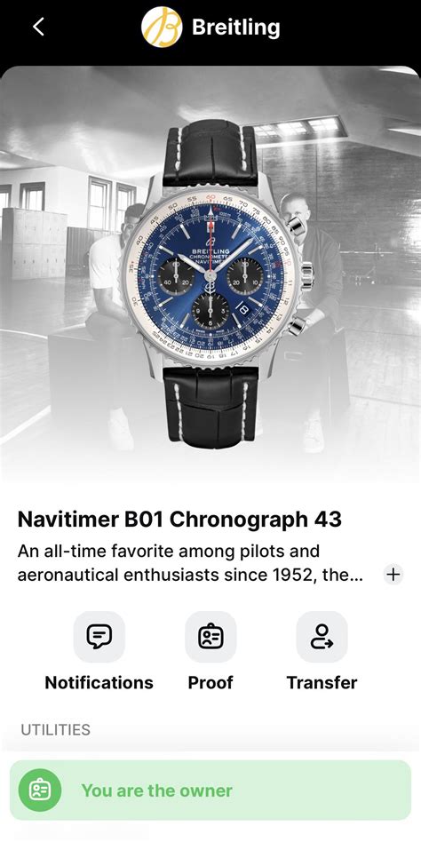 breitling nft sign in.